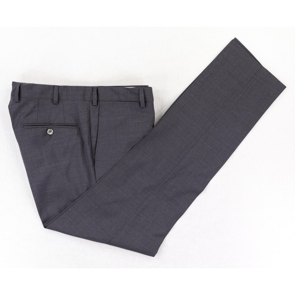 Marco Pescarolo Dress Pants Mens‎ 32x32 Gray Wool Slim Fit Tailored Italy